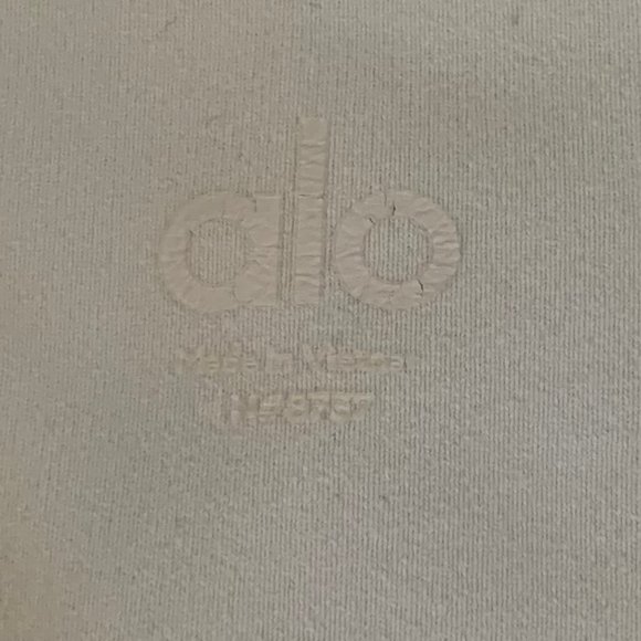 ALO Yoga Sheila V Stripe Mesh Panel Leggings - Picture 4 of 6